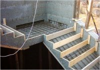 Установка и изготовление бетонных лестниц